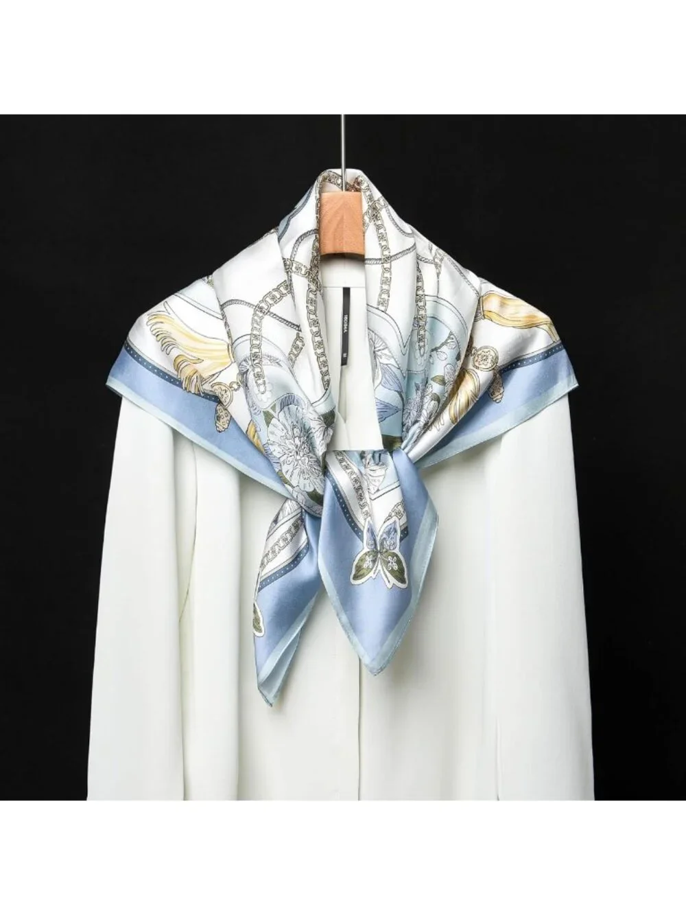 100% Mulberry Silk Scarf - Lightweight 35